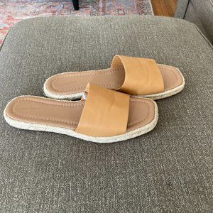 NWOT Women's Maren Square Toe Espadrille Slide Sandals Universal Thread™ Size 11